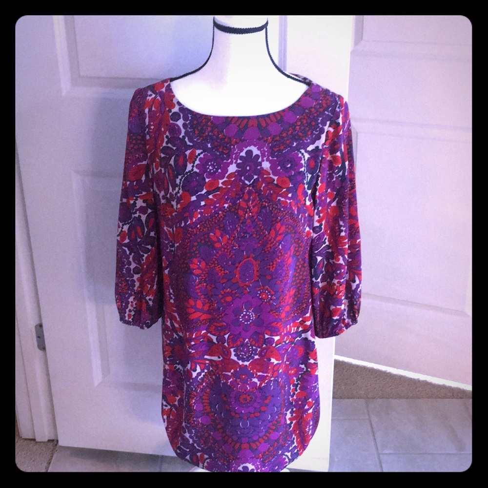 Trina Turk Silk Sheath Dress